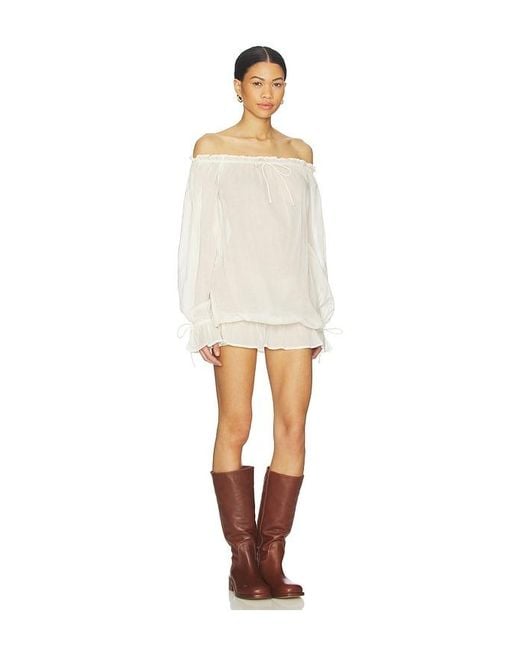 Tularosa White Hesper Mini Dress