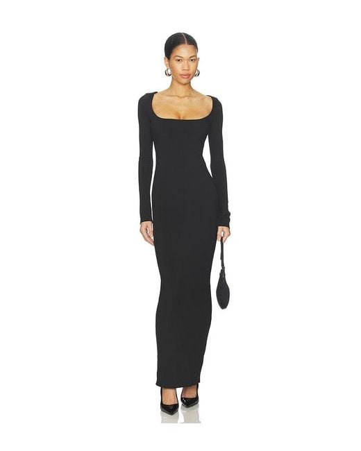 ALL THE WAYS Black Anneliese Maxi Dress