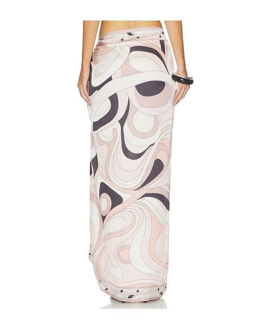 Cin Cin Multicolor Long Scarf Skirt