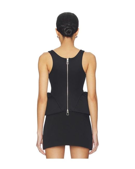 Lado Bokuchava Black Basque Top
