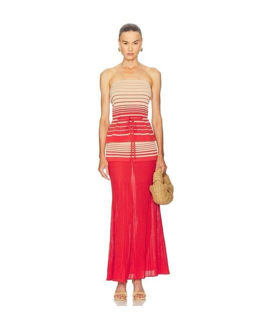 Faithfull The Brand Red Casia Top