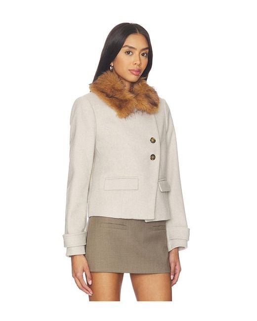 Ba&sh White Terry Coat