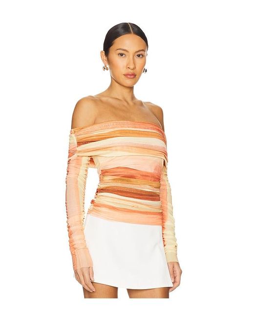Significant Other White Mattie Long Sleeve Top