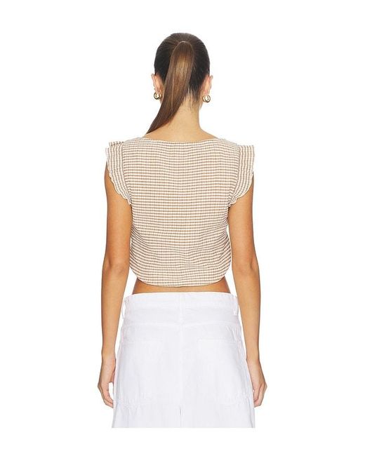 Stone Cold Fox White X Revolve Leni Top