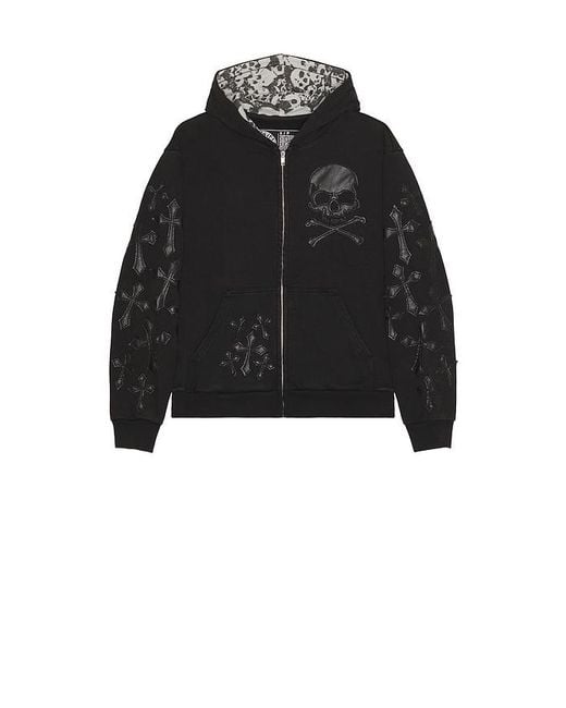 Affliction Black Tompson Hoodie for men