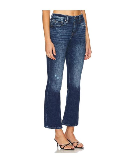 GOOD AMERICAN Blue Good Petite Boot Jeans