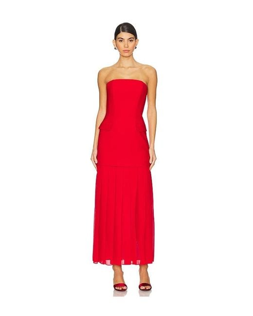 Nicholas Red Rhonda Dress