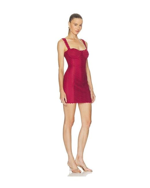 Charo Ruiz Red Danira Dress
