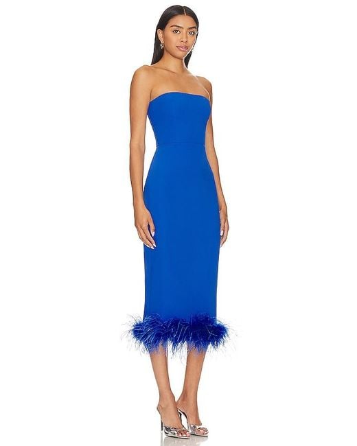 Amanda Uprichard Blue X Revolve Simpson Dress