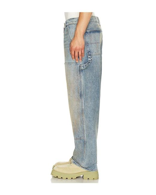 Guess Blue Panel Carpenter Pant for men