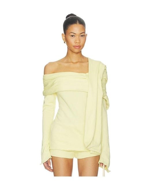 Deme by Gabriella Yellow The Saki Top