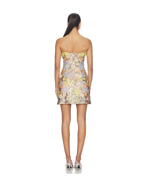 Nadine Merabi Natural Leila Floral Dress