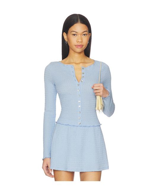 Lisa Says Gah Blue Summer Top