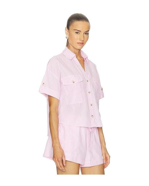 Blank NYC White Button Up Top
