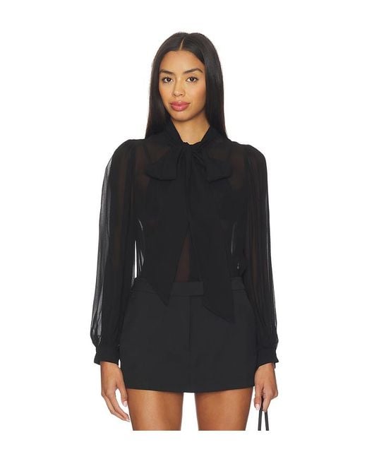 Brentley Blouse En Color Negro Talla (También En M, S, Xs) Alice + Olivia de color Black