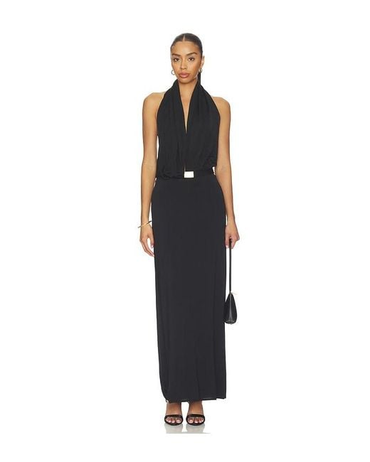 ViX Black X Rosie Huntington-Whiteley Rosana Long Dress