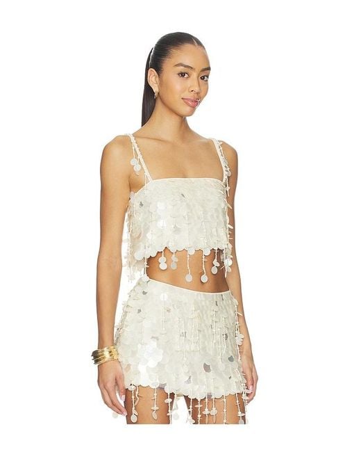 retroféte White Eudora Top