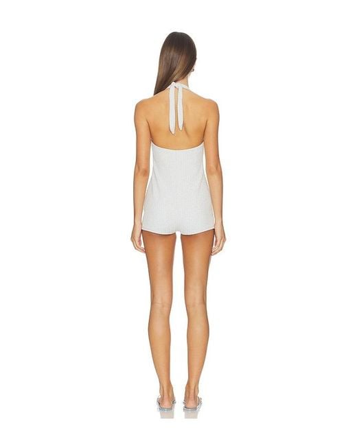 Devon Windsor White Kiana Romper