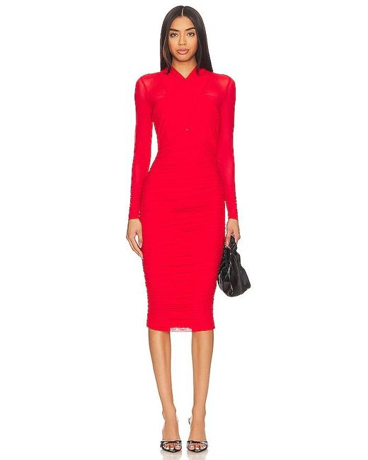 Bardot Red Aliyah Dress
