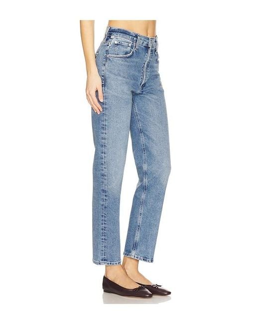 Citizens of Humanity Blue Delfina Straight Jeans