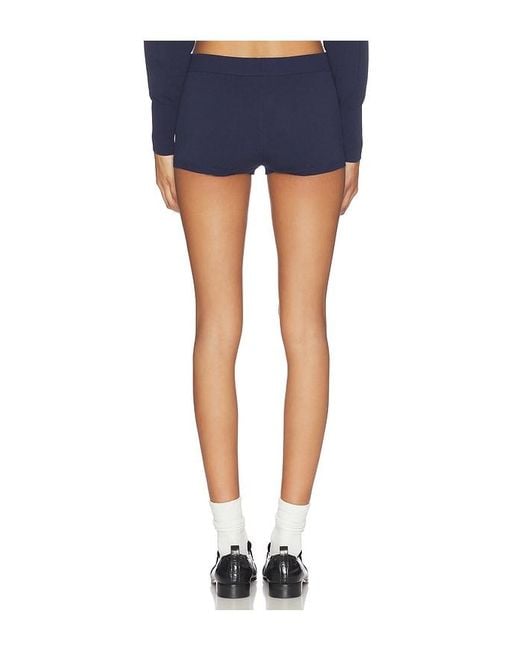 superdown Blue Jayella Knit Short
