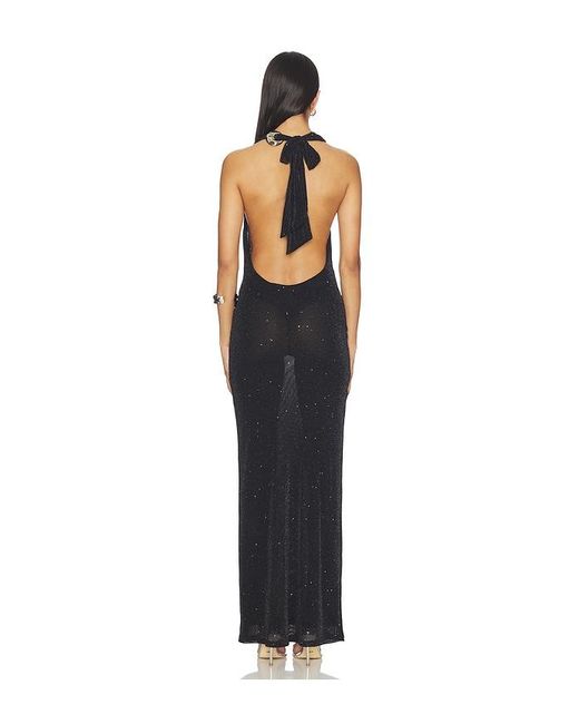 superdown Blue Kincade Halter Maxi Dress