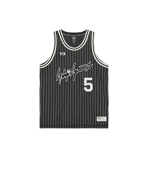 Y-3 Black Elite 5 Bball Jersey for men