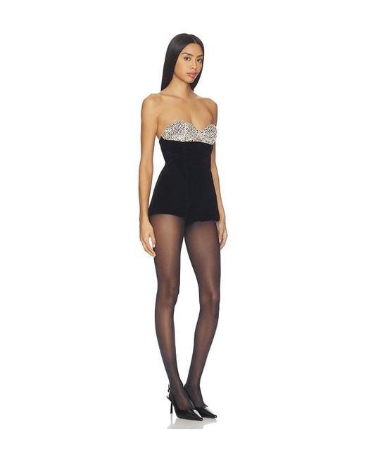 Camila Coelho Black Paloma Romper
