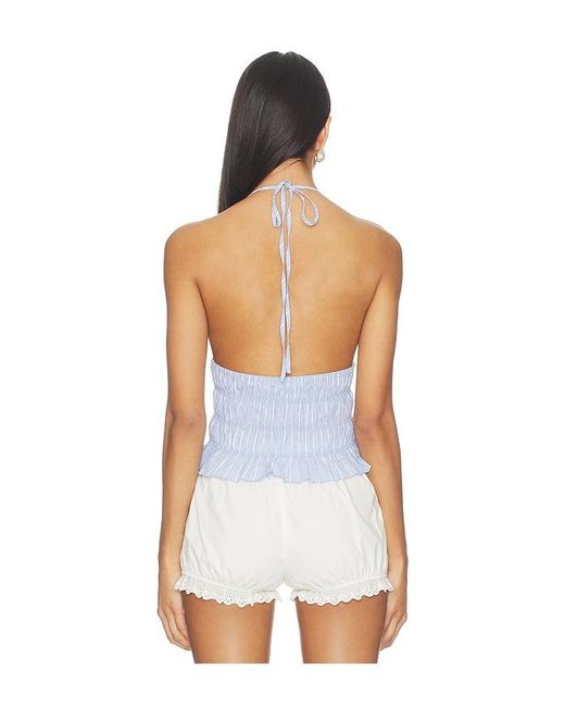 Nia White Chandler Top