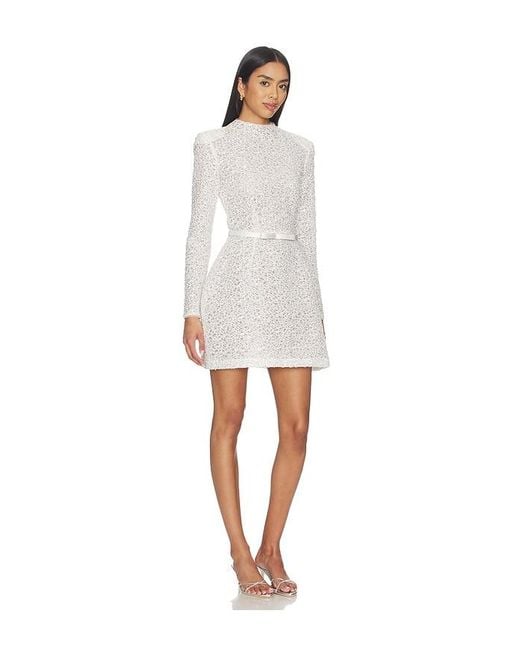 Nadine Merabi White Edie Dress