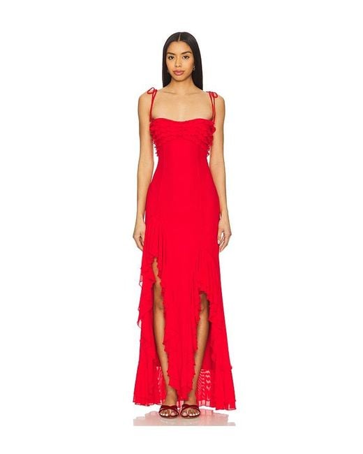 MAJORELLE Charrisse ガウン Red