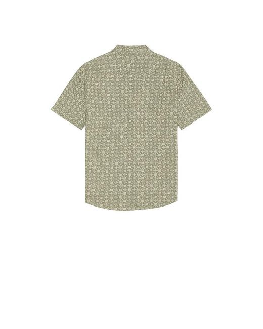 メンズ Faherty Brand Breeze ショートスリーブシャツ Green