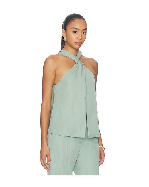 Matthew Bruch Multicolor Twist Halter Top