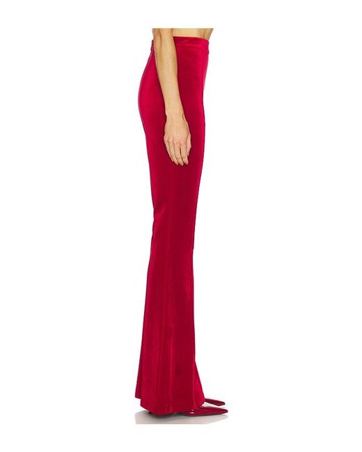 Nadine Merabi Red Beatrice Trousers
