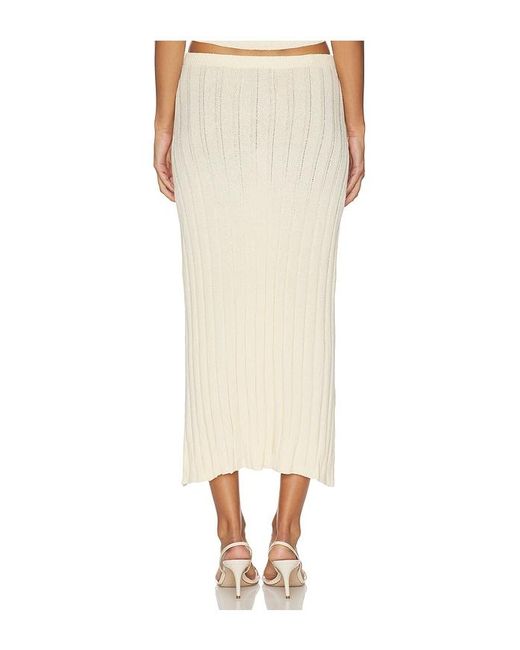 SNDY'S Natural Baha Midi Skirt