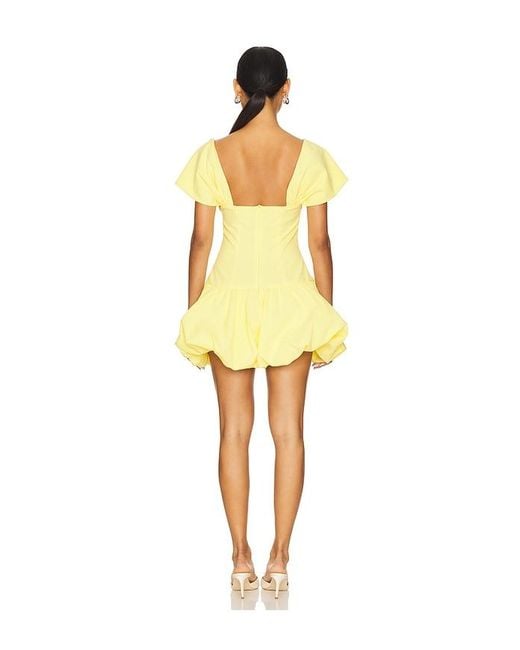 MORE TO COME Yellow Adda Mini Dress
