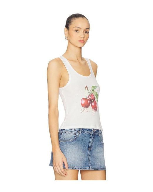 The Laundry Room White X Revolve Mon Cheri Rib Tank Top