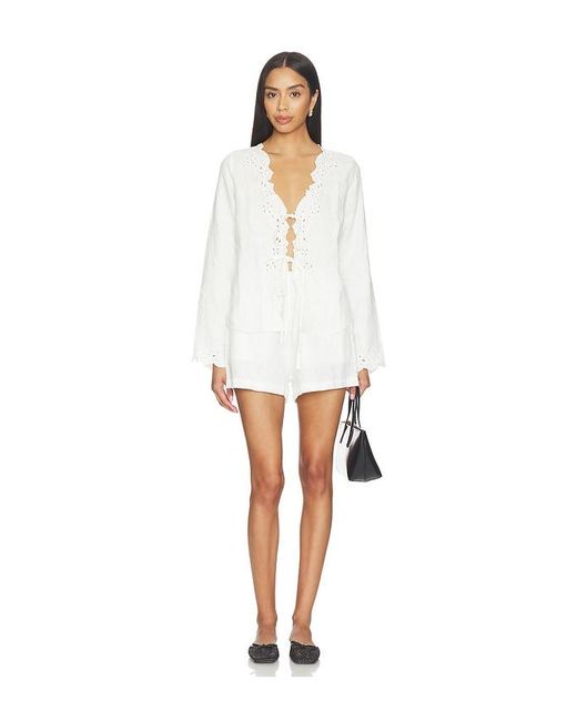 Rails White Jenner Short