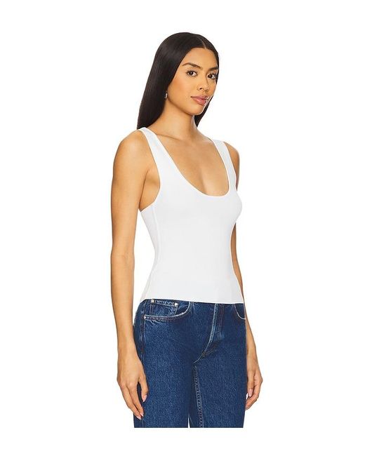 WeWoreWhat Blue Deep V Top