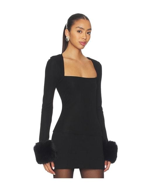 MAJORELLE Black Daphine Top