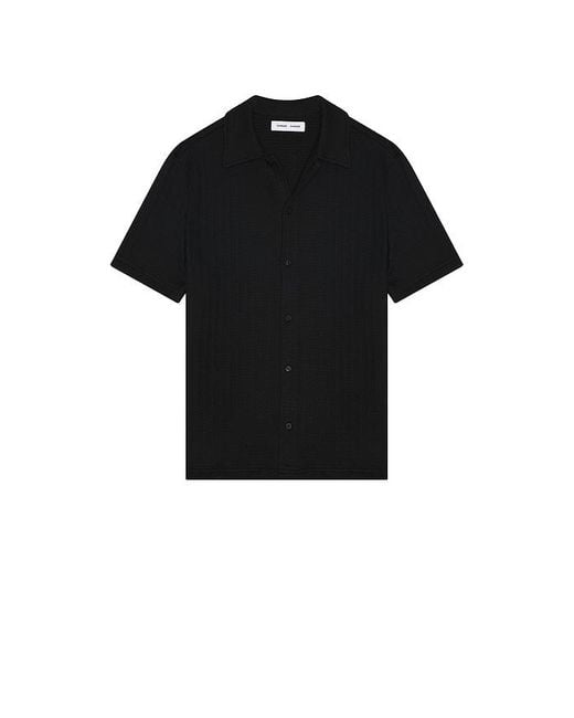 メンズ Samsøe & Samsøe Sakvistbro ショートスリーブシャツ Black