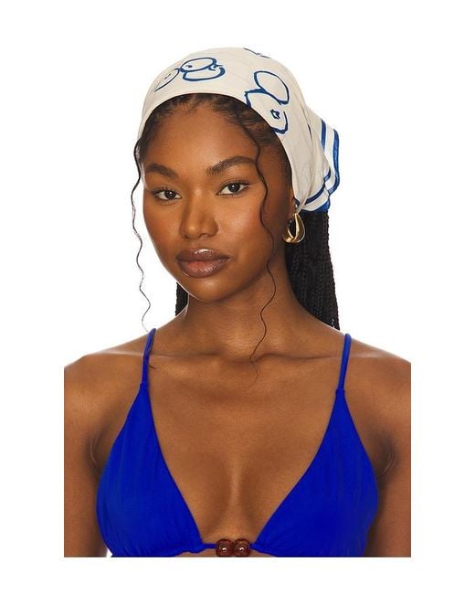 Bembien Blue Tableau Scarf