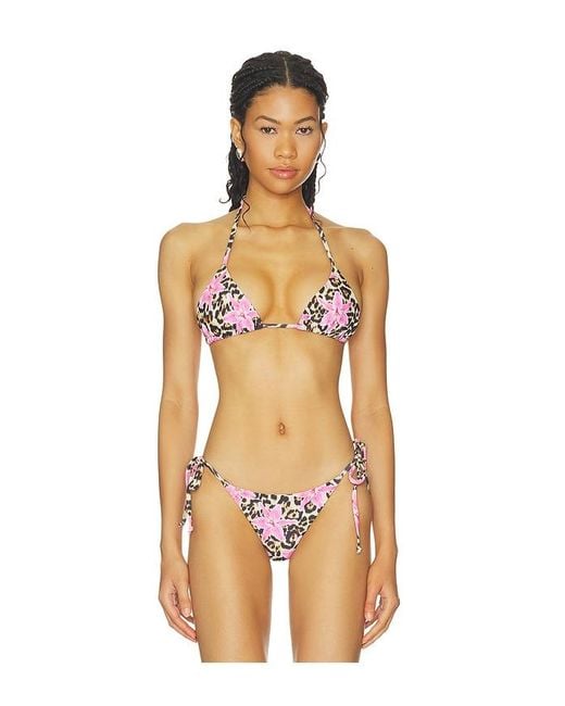 superdown Orange Kalia Bikini Top