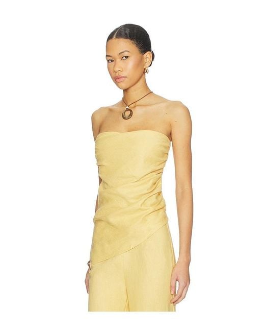 Faithfull The Brand Metallic Nera Top