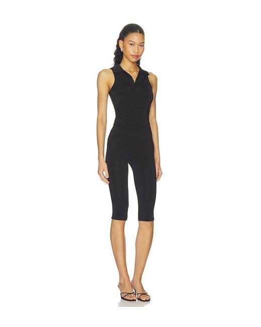 ALL THE WAYS Black Marguerite Capri Set