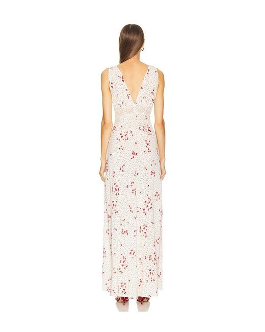 L'academie White 'Academie Hallie Maxi Dress