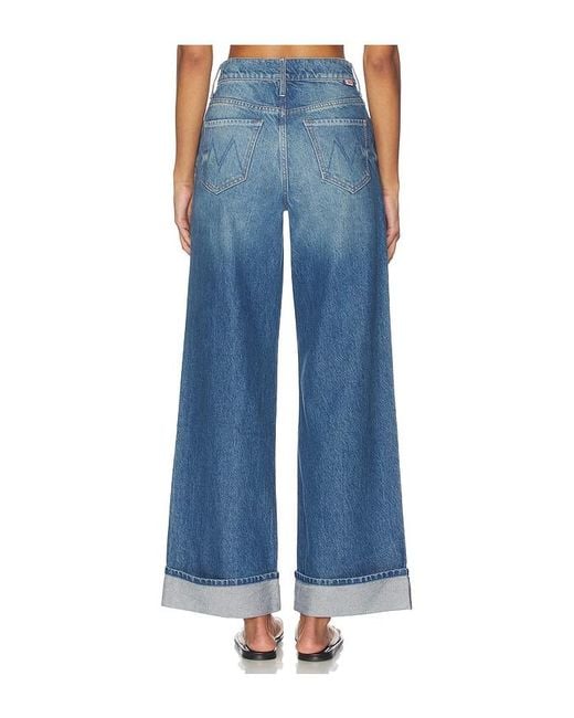 Mother Blue The Smoothie Skimp Cuff Jeans