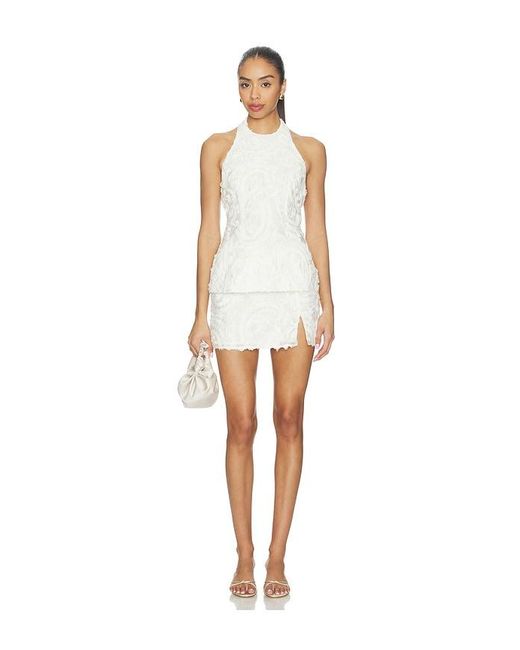 Lovers + Friends White Lacy Top