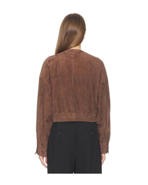 SRG Brown Danica Suede Jacket