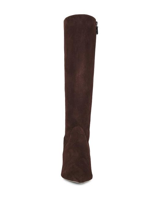 Stuart Weitzman Brown Vinnie Zip Boot 50